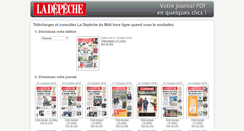 Desktop Screenshot of pdf.ladepeche.com