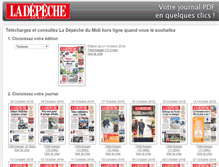 Tablet Screenshot of pdf.ladepeche.com